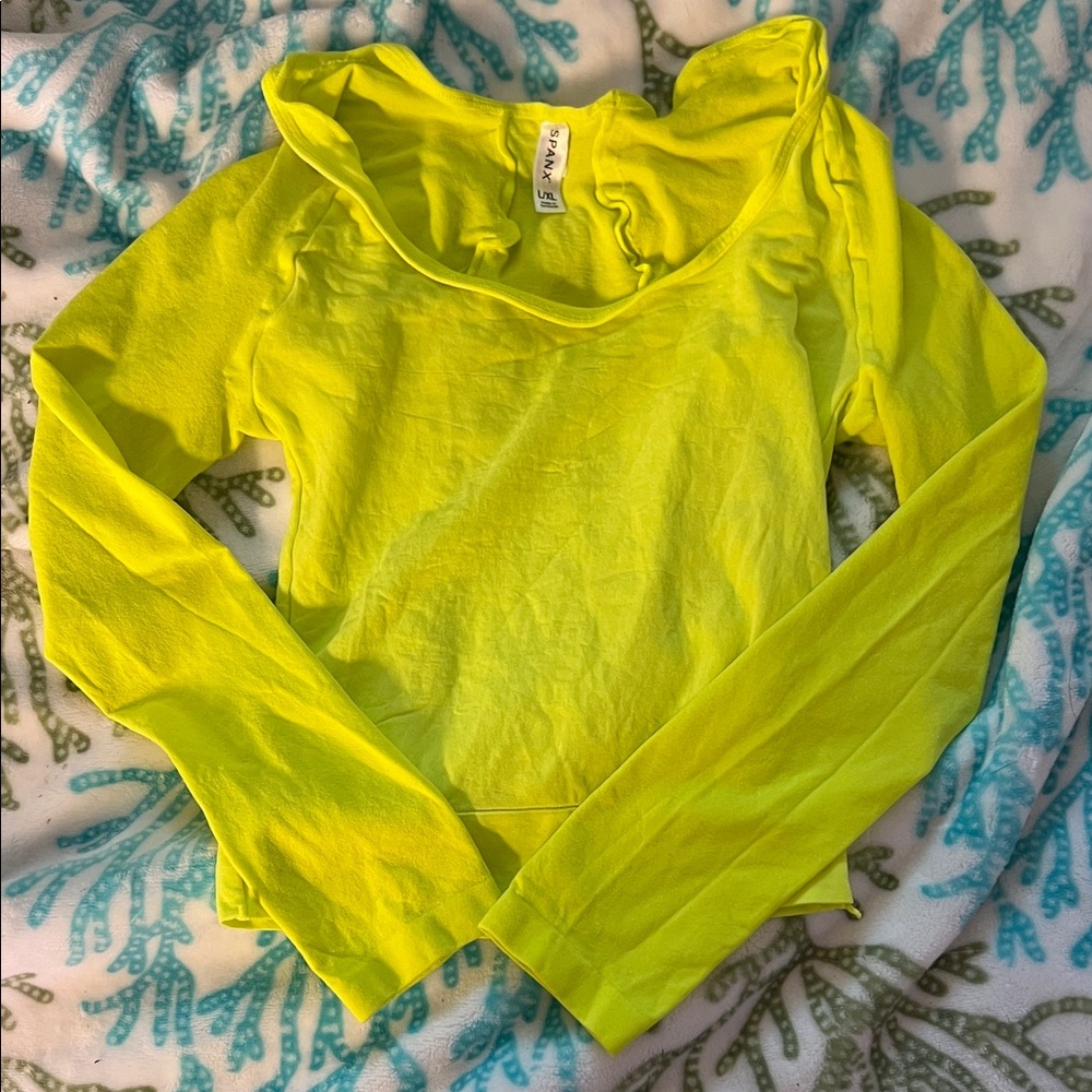 SPANX Vibrant Yellow Arm Tights Shapewear